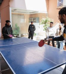 Software developers at a leading organization enjoying team culture and work-life balance.